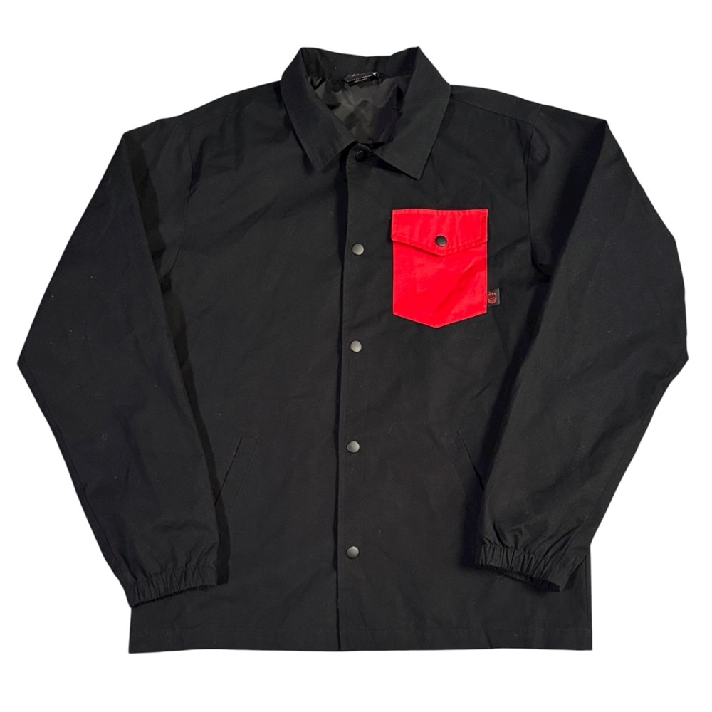 Spitfire Potrero Coaches Jacket Black Red The End Men’s M